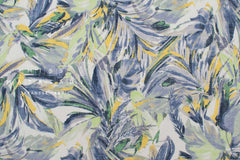 DEADSTOCK Japanese Fabric Palms linen voile - F - 50cm