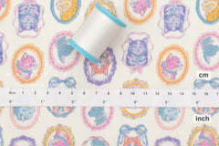 Japanese Fabric Handsome Cats - A - 50cm