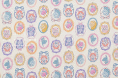 Japanese Fabric Handsome Cats - A - 50cm