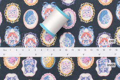 Japanese Fabric Handsome Cats - E - 50cm