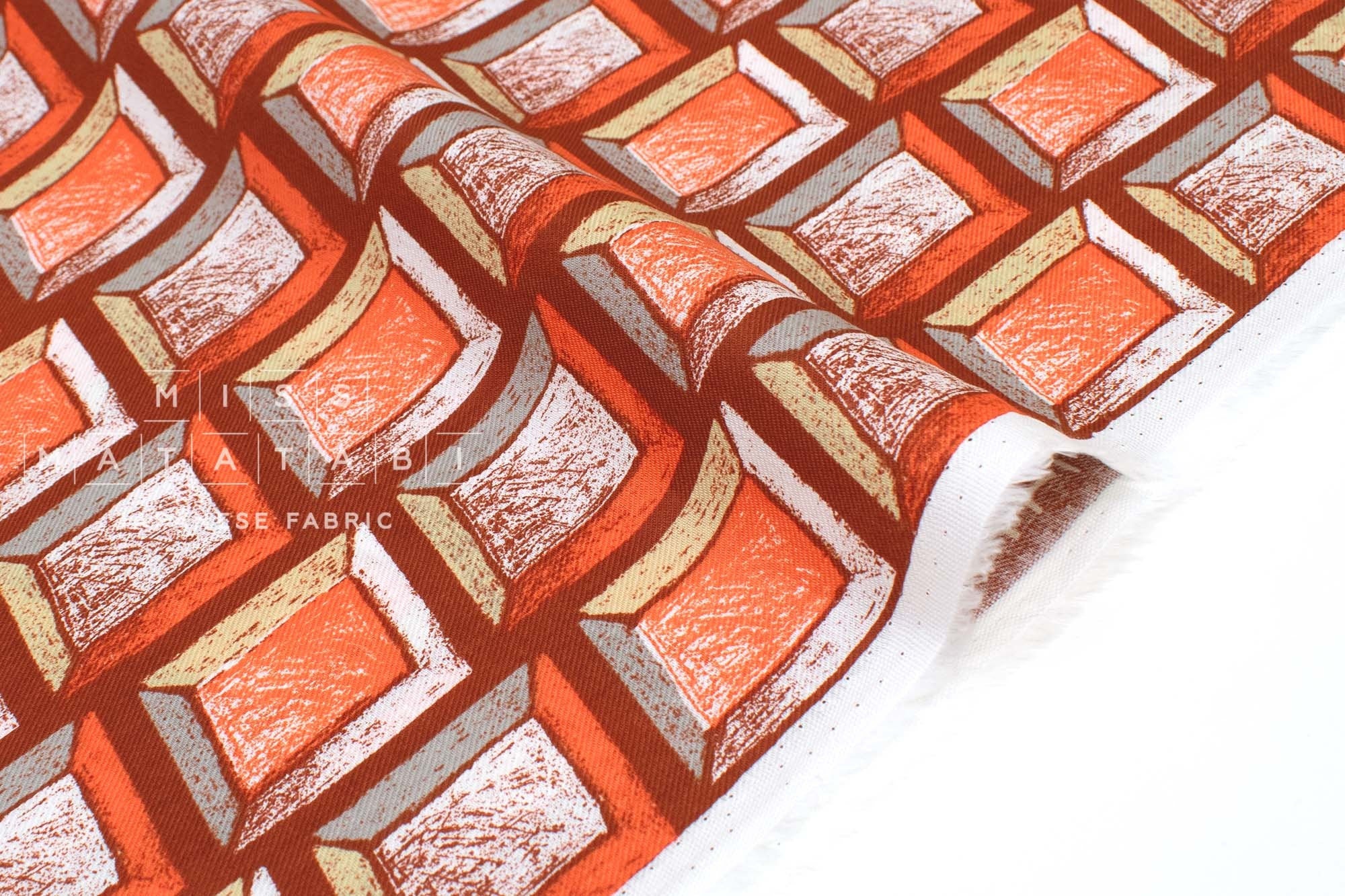 Japanese Fabric Kokka Keshiki Windows - B - 50cm