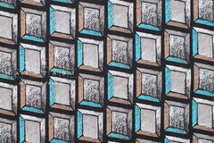 Japanese Fabric Kokka Keshiki Windows - D - 50cm