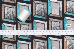 Japanese Fabric Kokka Keshiki Windows - D - 50cm