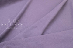 Japanese Fabric Shokunin Collection Azumadaki 47 Linen Wool Blend - purple - 50cm