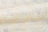 Japanese Fabric Embroidered Cotton Lawn Olivia - cream - 50cm