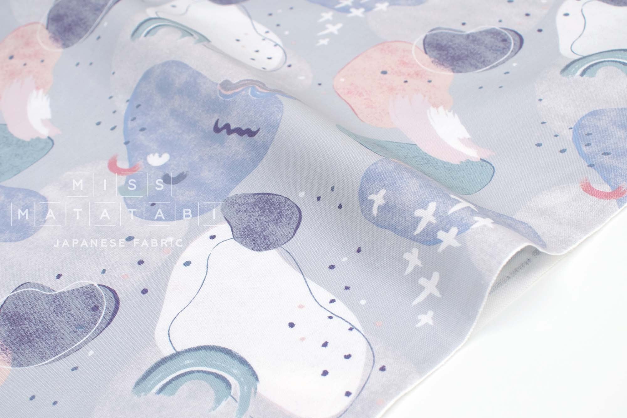 Japanese Fabric I Dream and Fly - C - 50cm