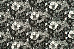 Japanese Fabric Wild Floral - F - 50cm