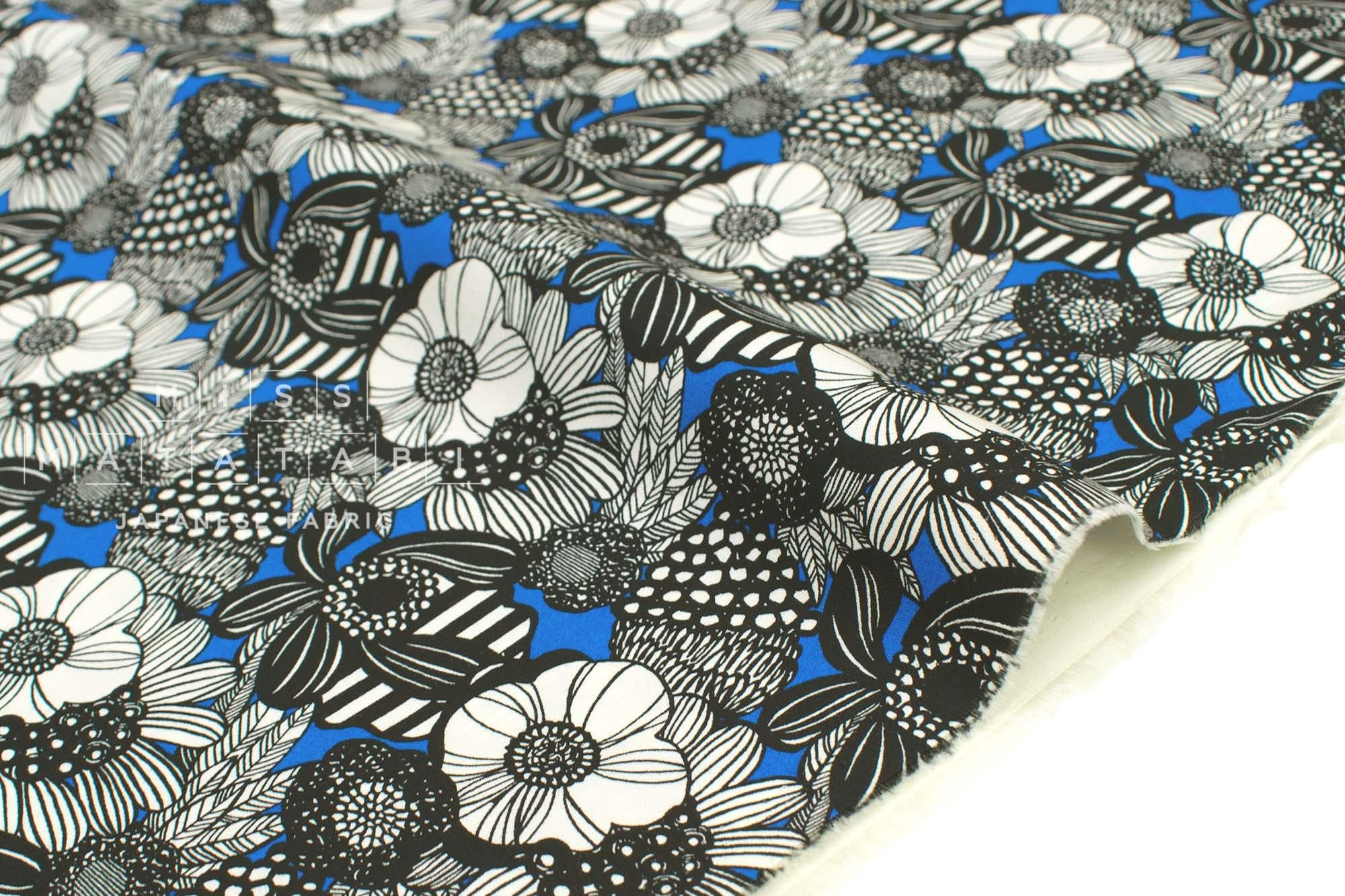 Japanese Fabric Wild Floral - G - 50cm