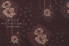 Japanese Fabric Tsubaki meets Tsubaki - D - 50cm