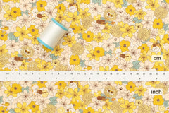 Japanese Fabric Summertime Cats - C - 50cm