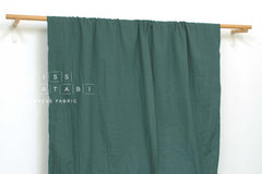 Japanese Fabric Cotton Solid Double Face Twill + Gauze - green - 50cm