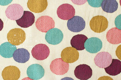 Japanese Fabric Realistic Punch Needle Print Dots - 50cm