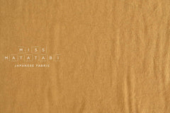 DEADSTOCK Japanese Fabric Shokunin Collection Azumadaki 47 Linen Wool Blend - mustard - 50cm