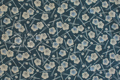 Shokunin Collection Hand-printed Japanese Fabric Ume to Matsu - 60A - 50cm