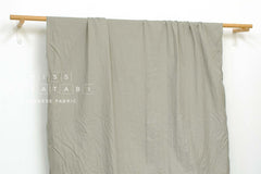 Japanese Fabric Cotton Solid Double Face Twill + Gauze - grey - 50cm