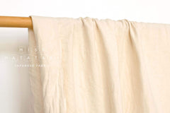 DEADSTOCK Japanese Fabric Shokunin Collection Azumadaki 143 with Quilt Stitching - cream - 50cm