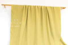 DEADSTOCK Japanese Fabric Shokunin Collection Azumadaki double gauze - pistachio - 50cm