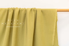 DEADSTOCK Japanese Fabric Shokunin Collection Azumadaki double gauze - pistachio - 50cm