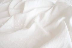 DEADSTOCK Japanese Fabric Shokunin Collection Azumadaki Double Gauze - white - 50cm