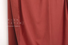 DEADSTOCK Japanese Fabric Shokunin Collection Shusseidaki Linen Wool Blend - cherry - 50cm