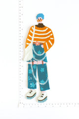 Japanese Embroidered Applique Sew-On Patch - D