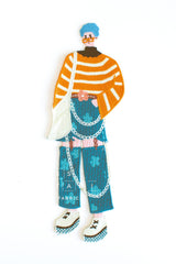 Japanese Embroidered Applique Sew-On Patch - D