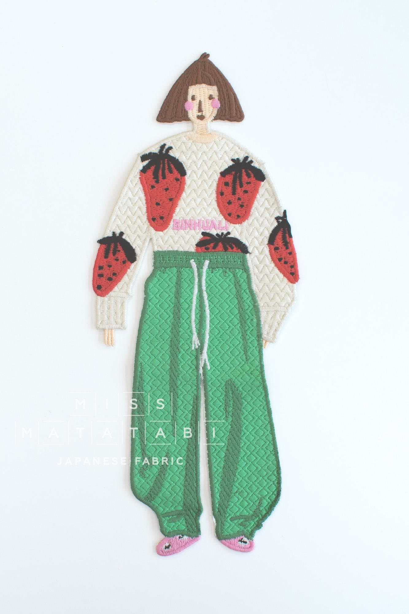 Japanese Embroidered Applique Sew-On Patch - F