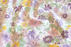 Japanese Fabric Corduroy Little Garden - C - 50cm