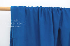 DEADSTOCK Japanese Fabric Shokunin Collection Azumadaki Corduroy - blue - 50cm