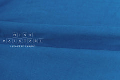 DEADSTOCK Japanese Fabric Shokunin Collection Azumadaki Corduroy - blue - 50cm