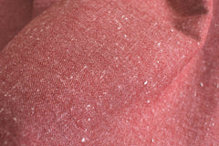 DEADSTOCK Japanese Fabric Shokunin Collection Yarn-Dyed Slub Denim - red - 50cm