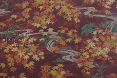 Japanese Fabric Ripple Corduroy Momiji - B - 50cm