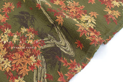 Japanese Fabric Ripple Corduroy Momiji - C - 50cm