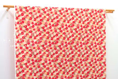 DEADSTOCK Japanese Fabric Tsubaki - pink - 50cm