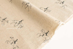 DEADSTOCK Japanese Fabric Dressage Linen Blend - B - 50cm