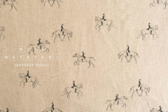 DEADSTOCK Japanese Fabric Dressage Linen Blend - B - 50cm