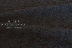 Japanese Fabric Shokunin Collection Sun-Dried Embroidered Cotton Batiste Berries - black - 50cm