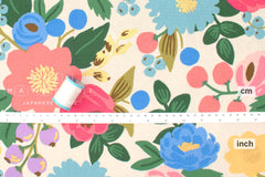 Cotton + Steel Vintage Garden Canvas - Vintage Blossom cream - 50cm