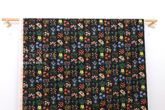 Cotton + Steel Meadow canvas - Wildflower Field black - 50cm