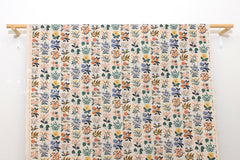 Cotton + Steel Meadow canvas - Wildflower Field natural - 50cm
