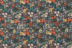 Cotton + Steel Meadow canvas - Meadow black multi - 50cm