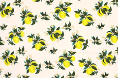 Cotton + Steel Primavera Rayon - Citrus Blossom lemon - 50cm