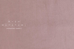 Japanese Fabric Corduroy Solids - mauve - 50cm