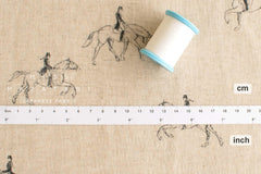 DEADSTOCK Japanese Fabric Dressage Linen Blend - B - 50cm