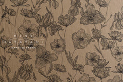 DEADSTOCK Japanese Fabric Poppies - 50cm