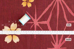 Shokunin Collection Hand-printed Chusen Japanese Yukata Fabric - Sakura - 50cm