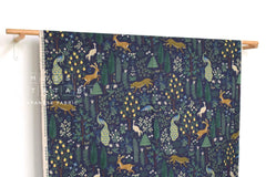 Cotton + Steel Camont Canvas - Menagerie navy - 50cm