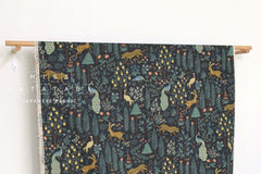 Cotton + Steel Camont Canvas - Menagerie black - 50cm