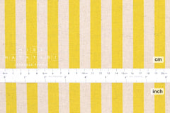 Cotton + Steel Primavera Canvas - Cabana Stripe yellow - 50cm