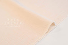 Shokunin Collection Hand-printed Japanese Fabric Solids - cream - 50cm
